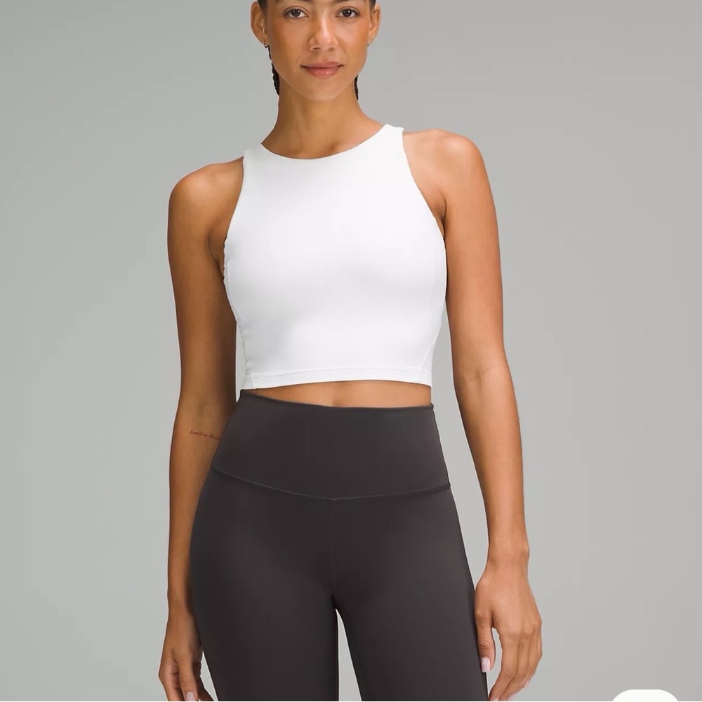 lululemon athletica Align White High Neck Tank size 6